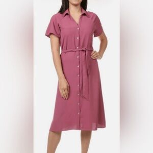 NWT Bishop + Young Aston Shirt Dress Size Large